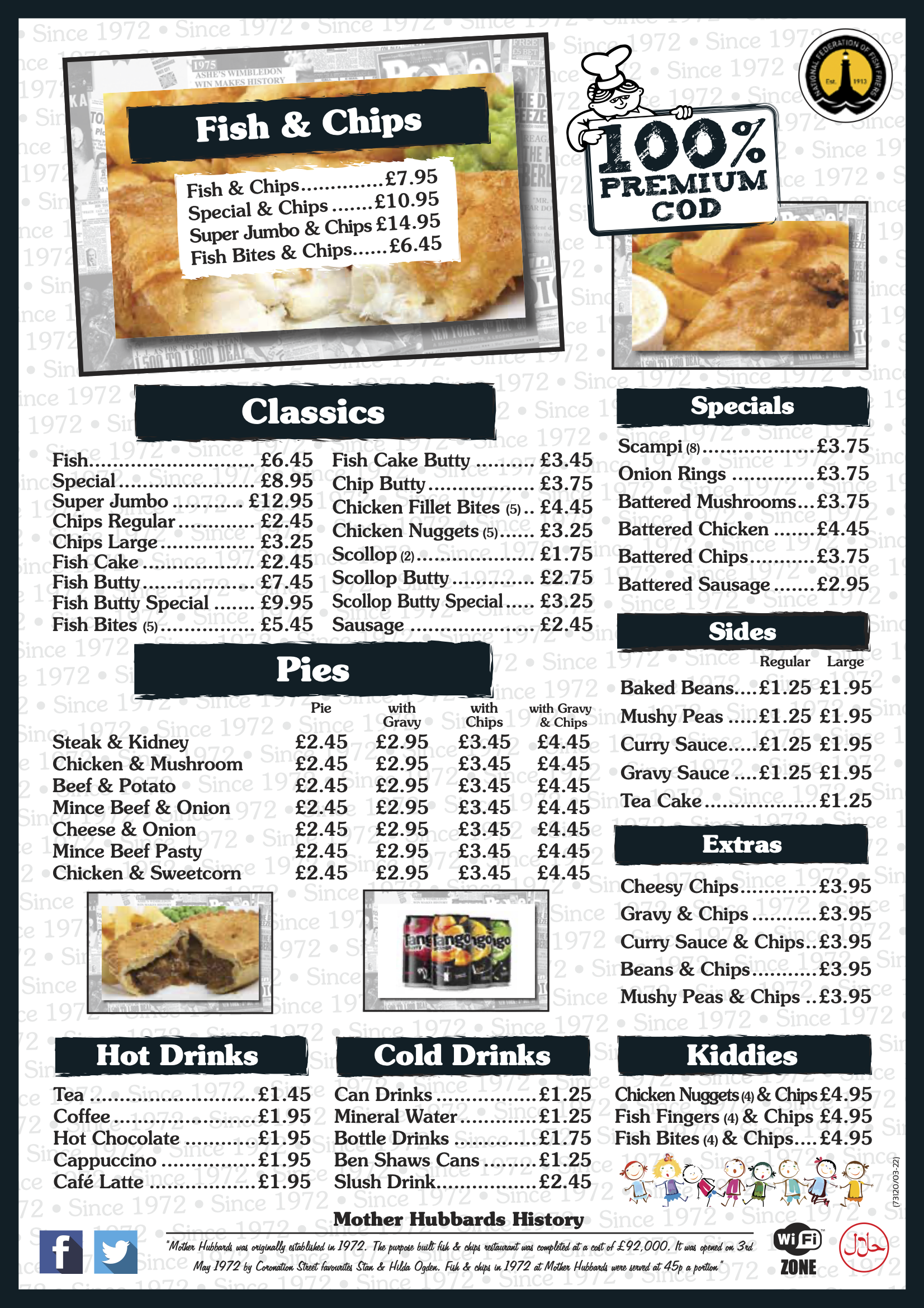 Menu 1 Mother Hubbard s